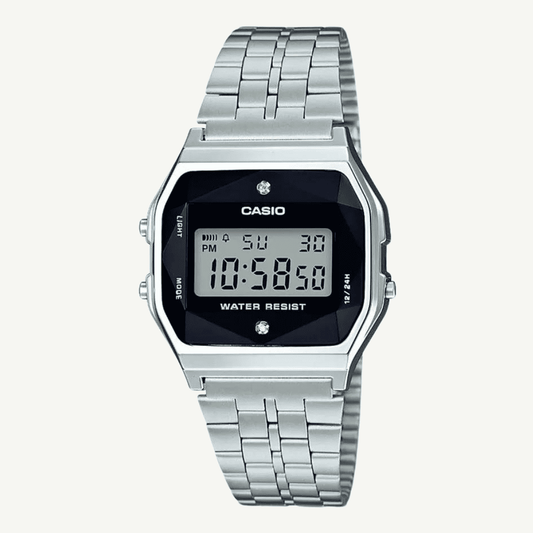 CASIO VINTAGE SILVER DIAMOND | UNISEX CORREA AJUSTABLE