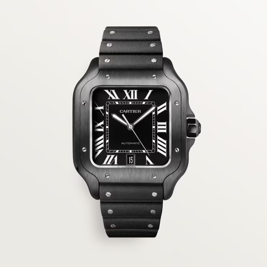 CARTIER SANTOS 100 | ALL BLACK MATE