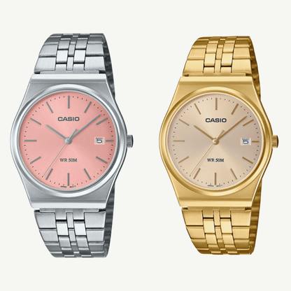 CASIO VINTAGE GOLD & SALMON | PROMO 2 EN 1 UNISEX