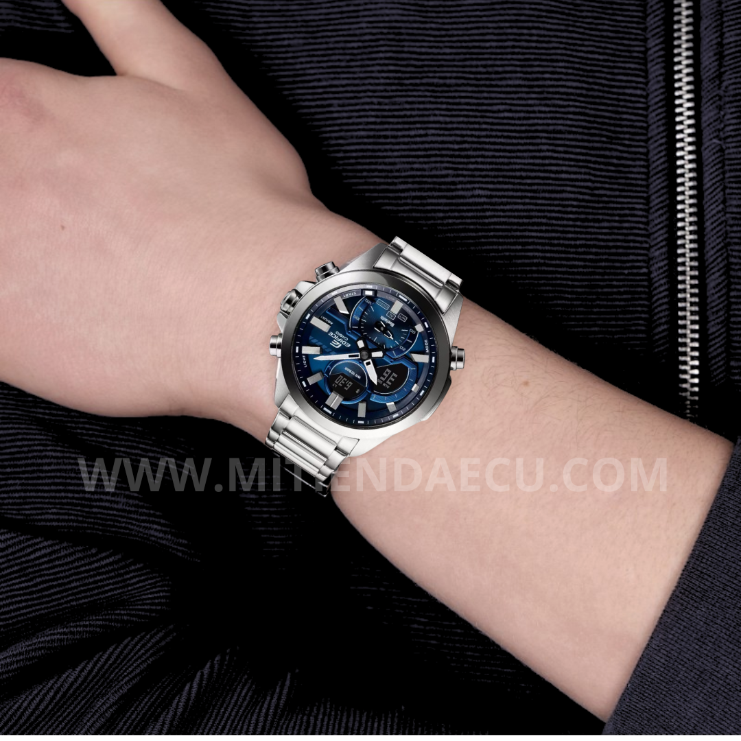 CASIO EDIFICE + GHSOCK NEGRO MATE DE REGALO 2X1