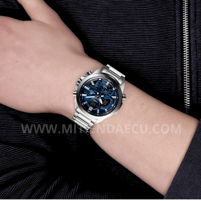 CASIO EDIFICE + GHSOCK NEGRO MATE DE REGALO 2X1