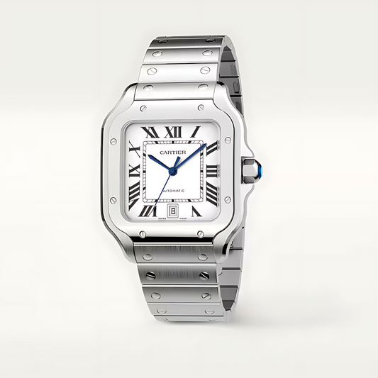 CARTIER SANTOS 100 | VINTAGE SILVER