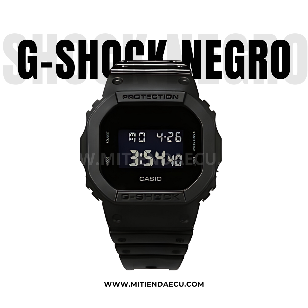 CASIO G-SHOCK PREMIUM | NEGRO MATE DW5600BB-1